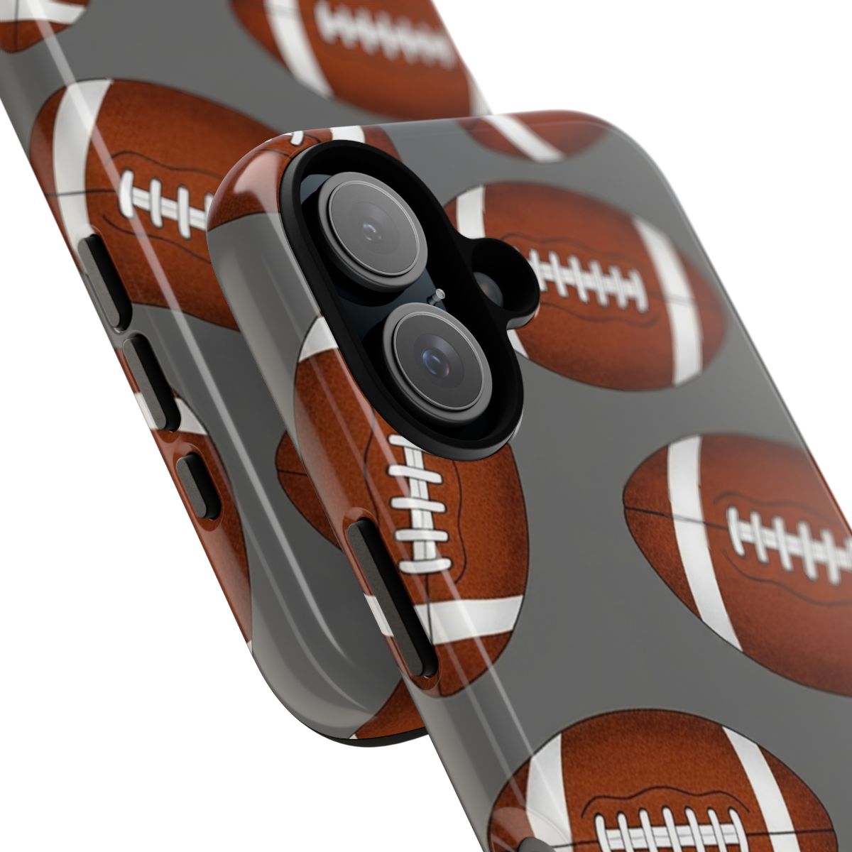 Football Phone Case with Dual Camera Protection