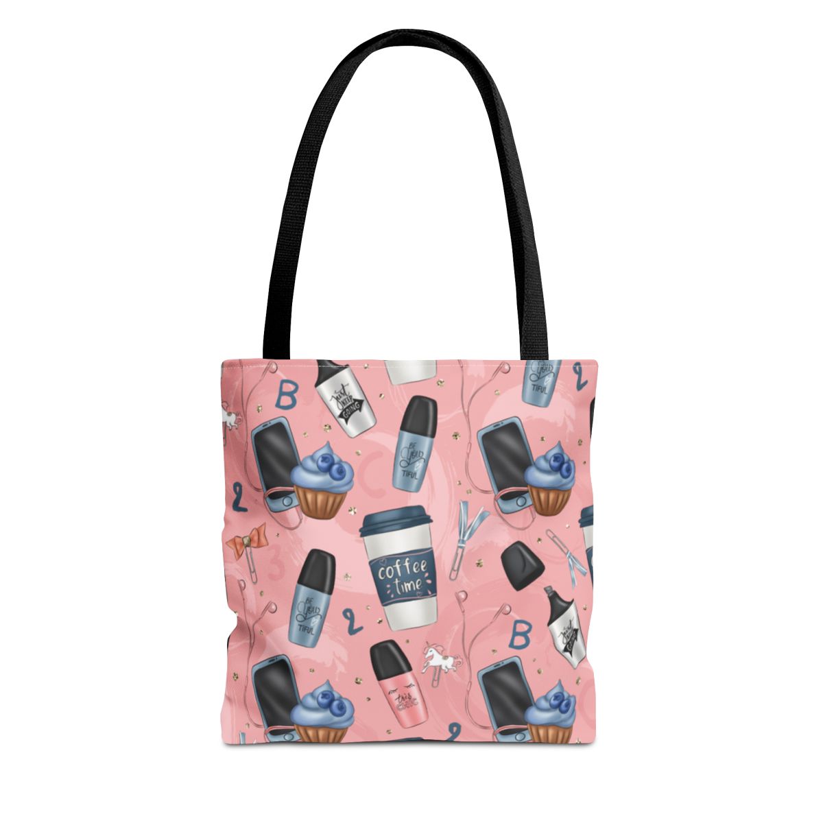Cute Cosmetic Accessory Pattern Tote Bag