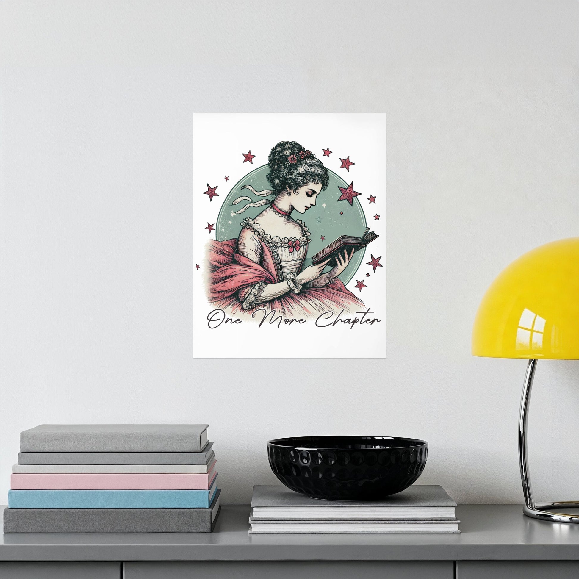 Victorian Lady Reading Book One More Chapter Poster Product
