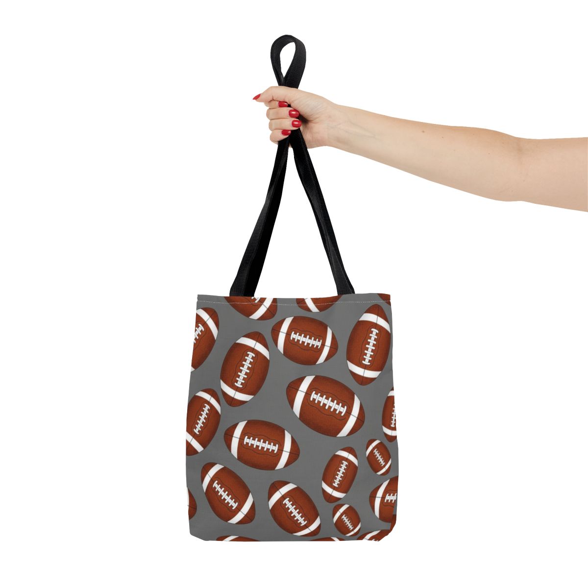 Stylish Football Pattern Tote Bag for Sports Fans