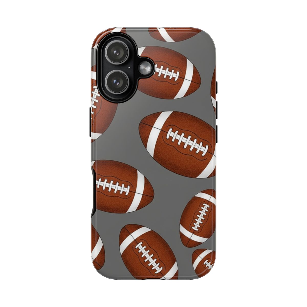 Football Patterned Phone Case for Sports Fans