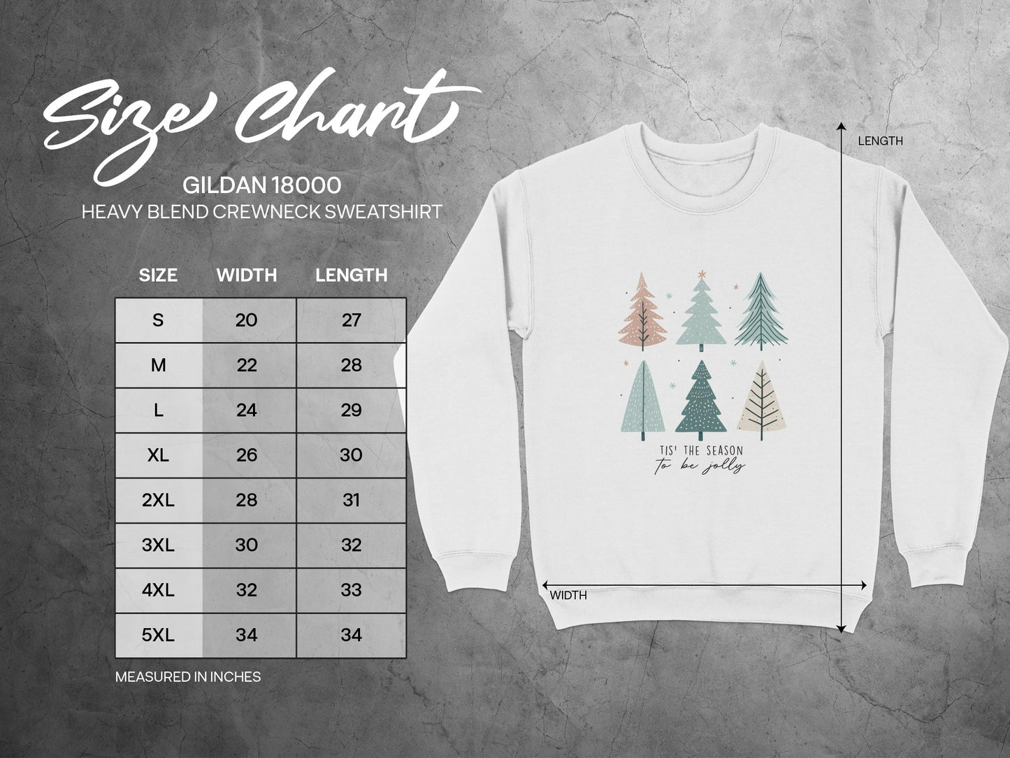 Tis the Season Holiday Trees Unisex Sweatshirt Gift