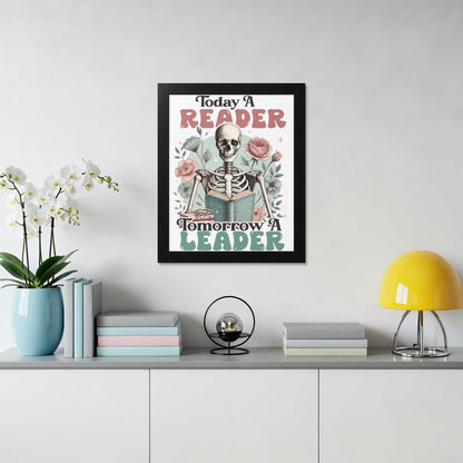 Today A Reader Tomorrow A Leader framed product