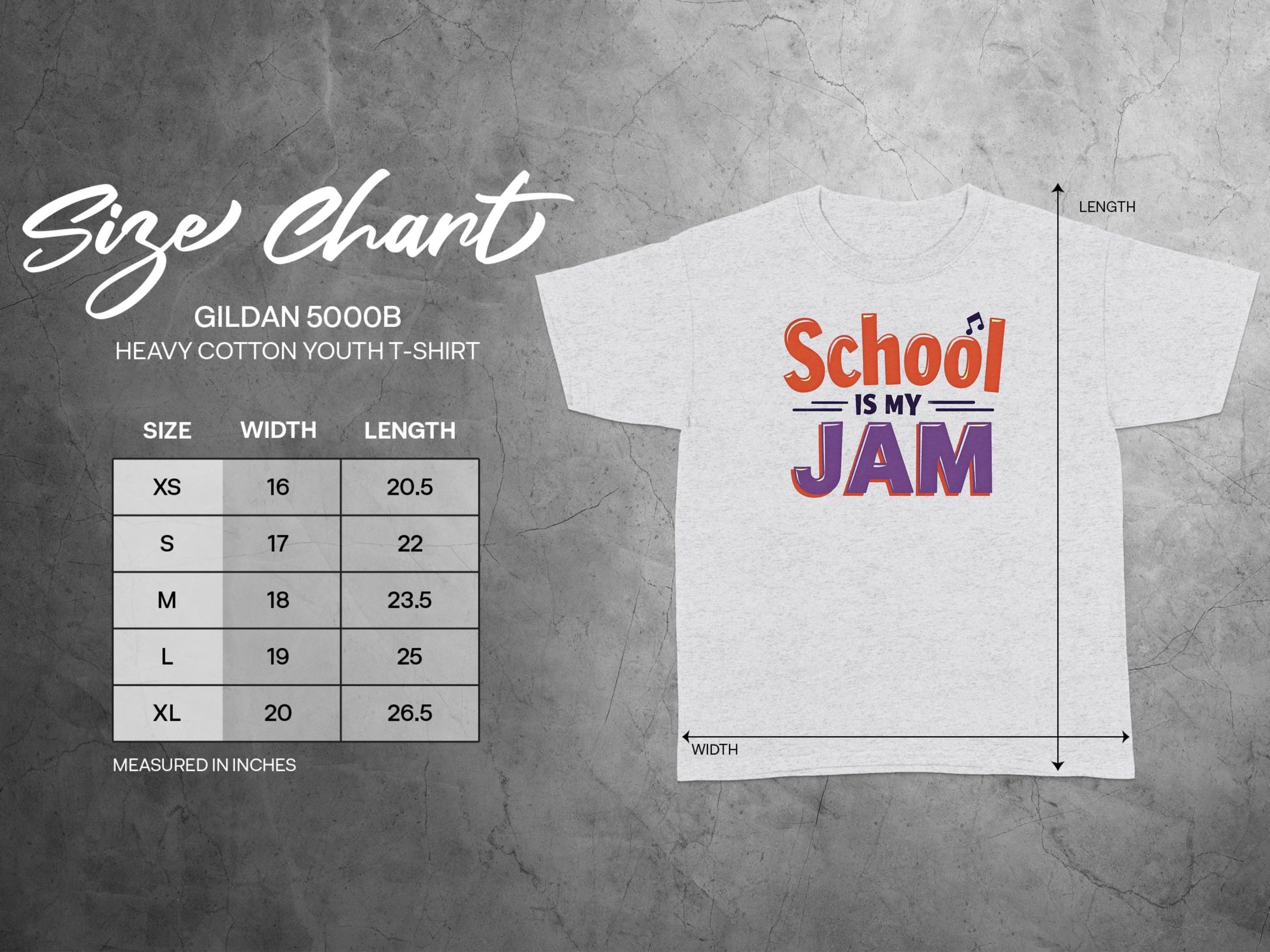 School is My Jam Gildan 5000B Youth T-Shirt product