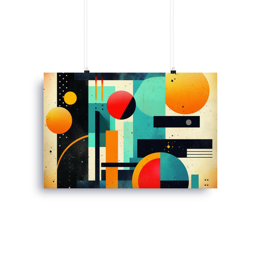 Abstract Geometric Art Print Modern Home Decor product type
