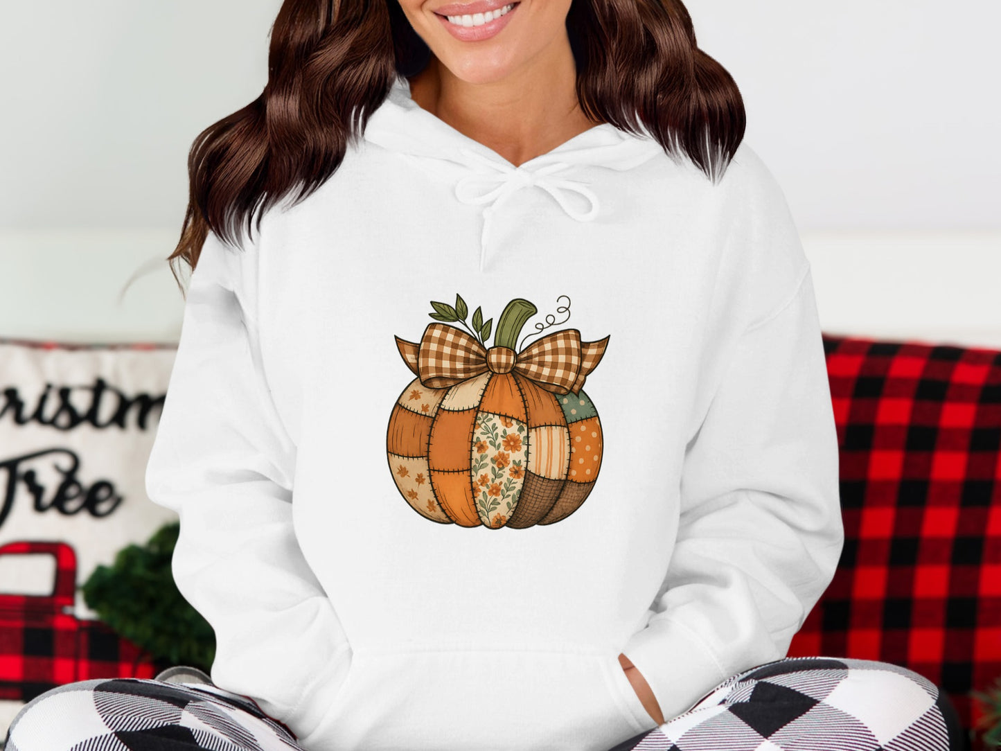Cozy Autumn Pumpkin Patch Hoodie