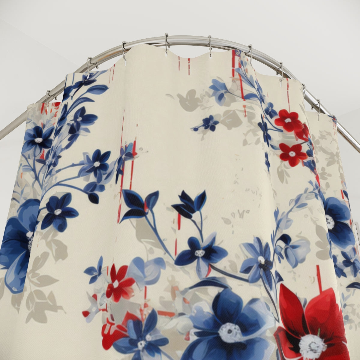 Vibrant Floral Shower Curtain for a Beautiful Bathroom