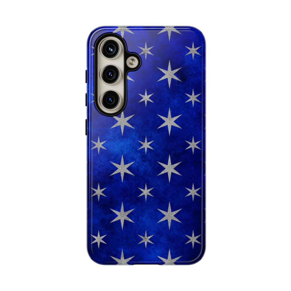 Blue Star Pattern Decorative Phone Case for Samsung