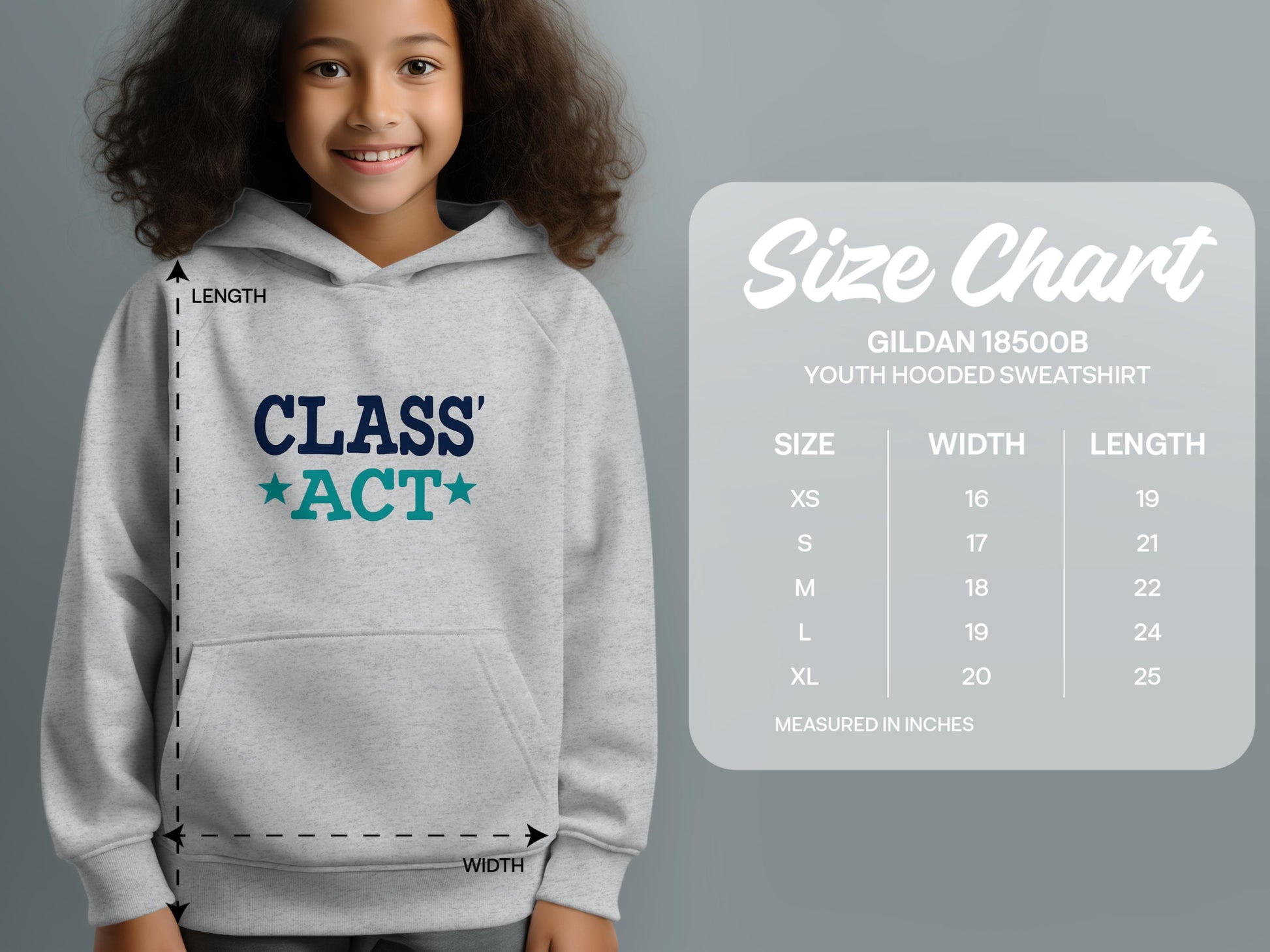 CLASS ACT Youth Hooded Sweatshirt product