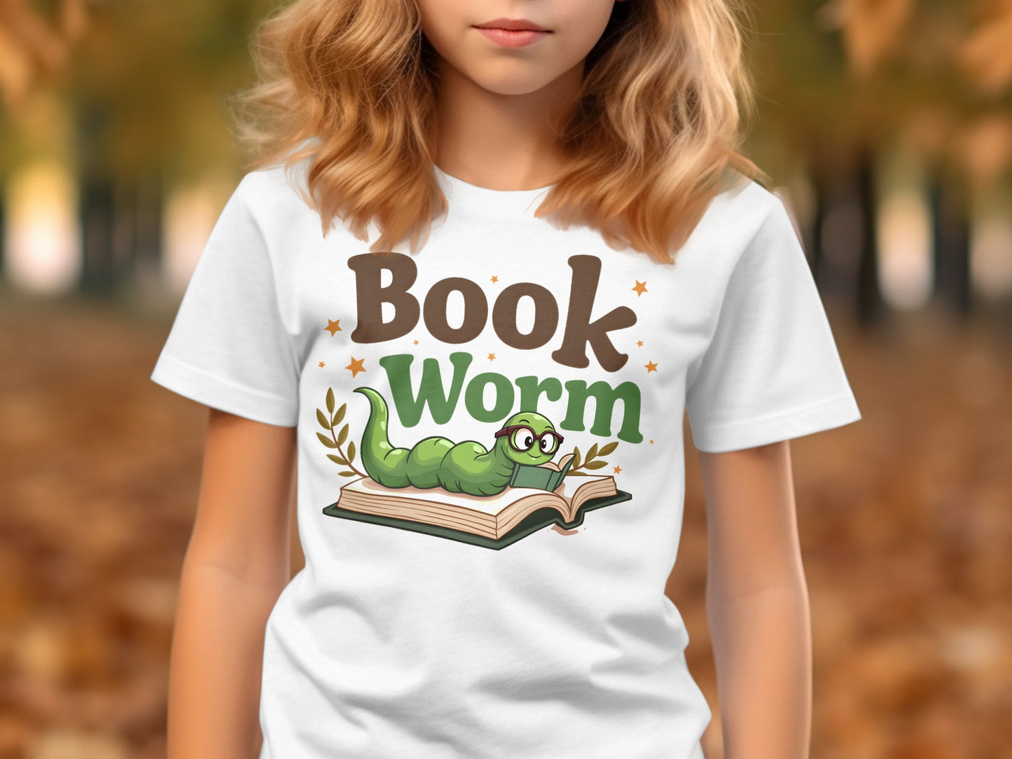 Book Worm Graphic Design T-Shirt product type