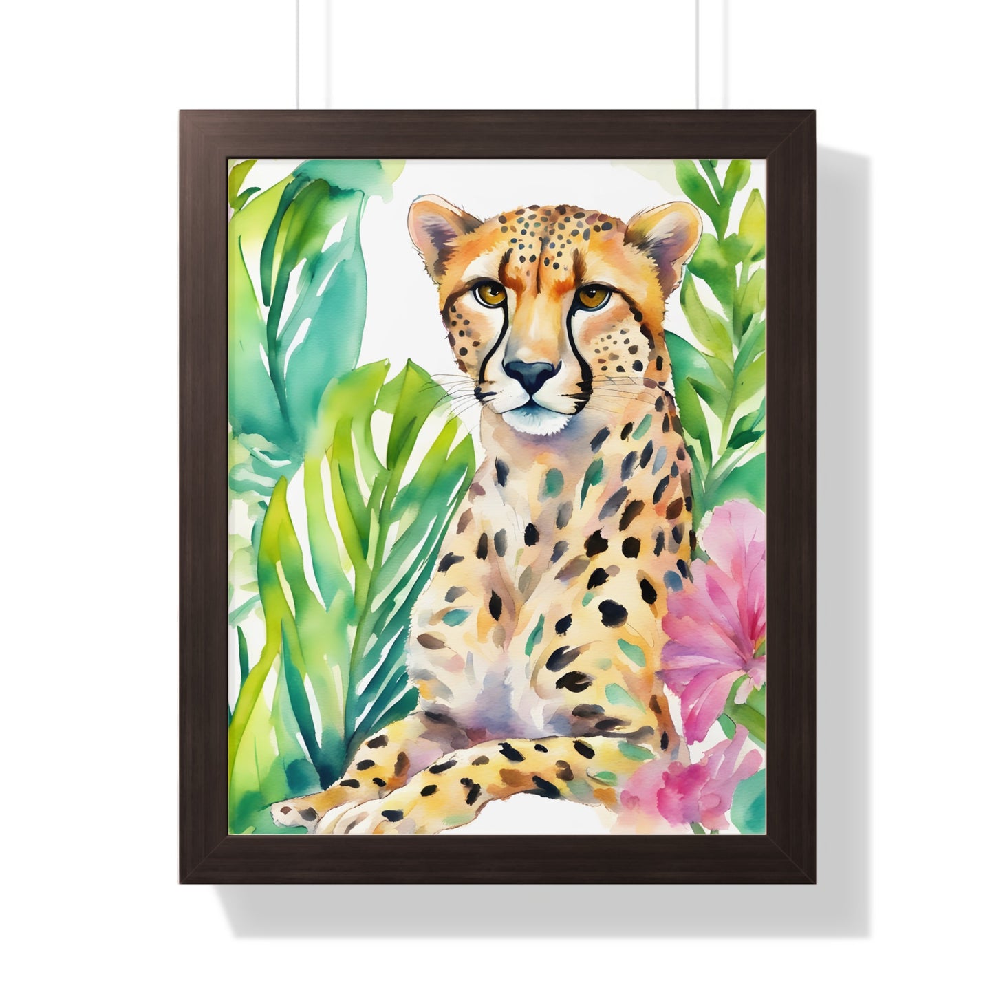 Beautiful Cheetah Artwork Jungle Animals Wall Art Decor