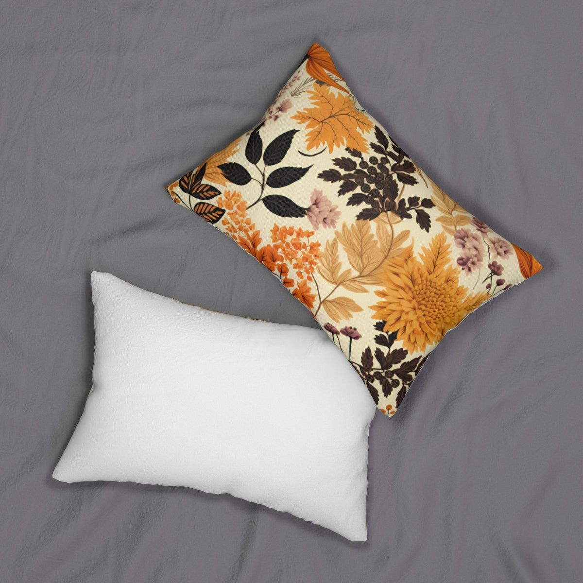 Vintage Botanical Print Decorative Pillow Set