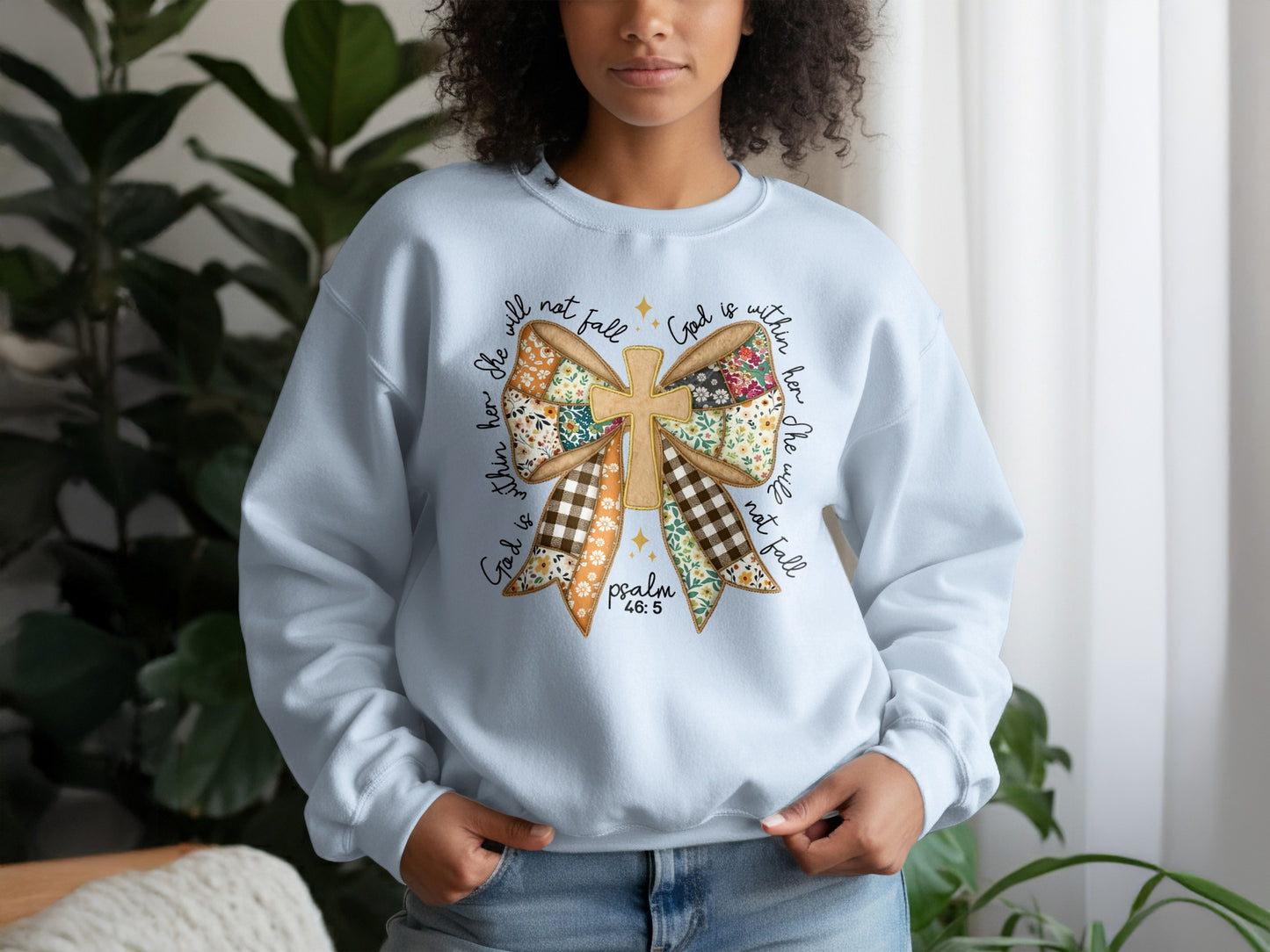 God is with her and she will not fail sweatshirt