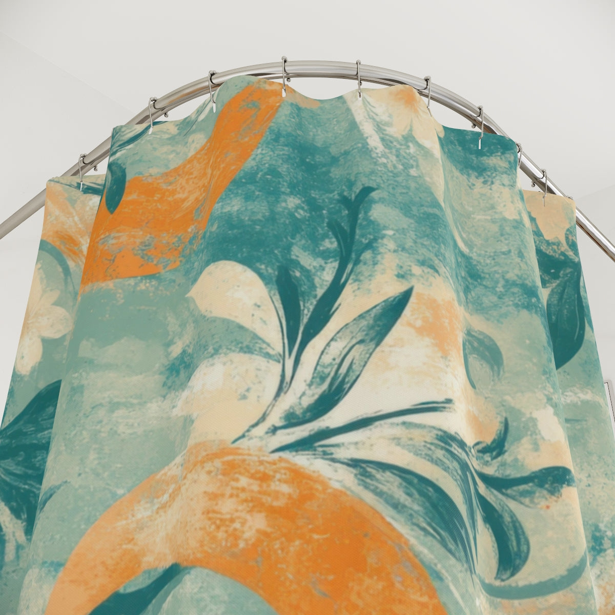 Abstract Oceanic Design Shower Curtain Product