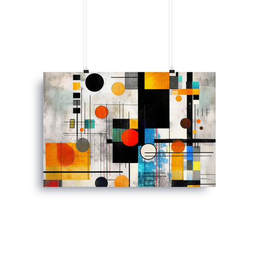 Abstract Geometric Pattern Wall Art Canvas product