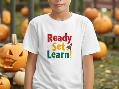 Ready Set Learn Rocket Graphic T-Shirt product type