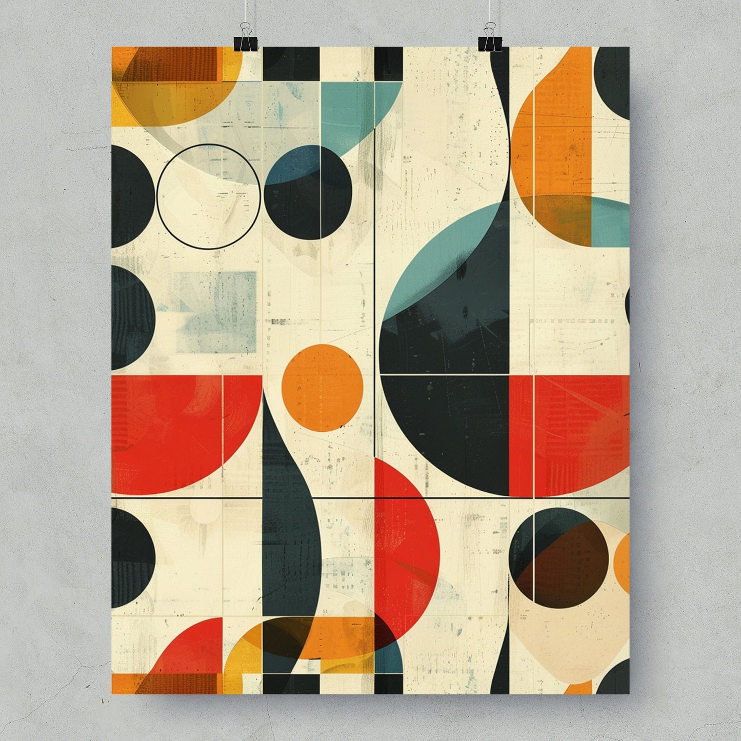 Geometric Abstract Wall Art Modern Decor for Home