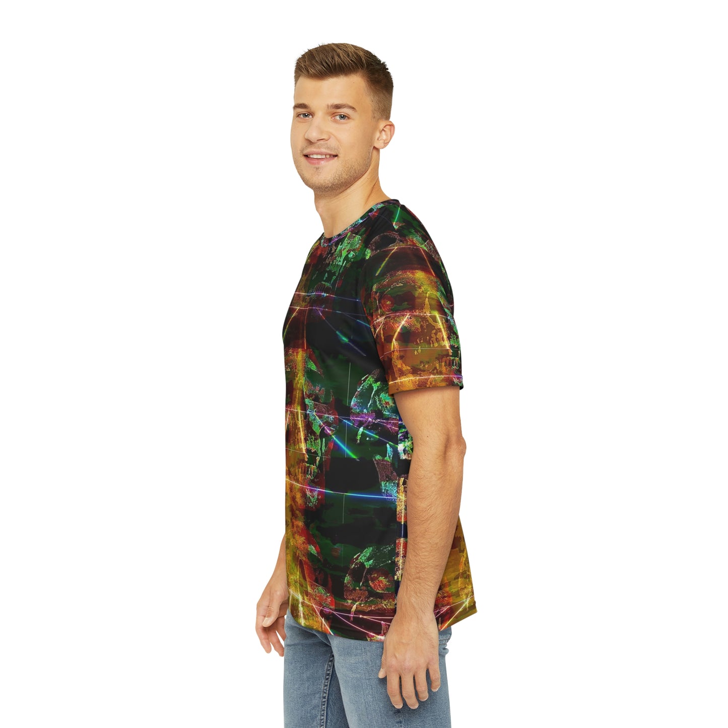 Streetwear Abstract Shirt, Y2k Grunge Goth Shirt, Cool Street wear