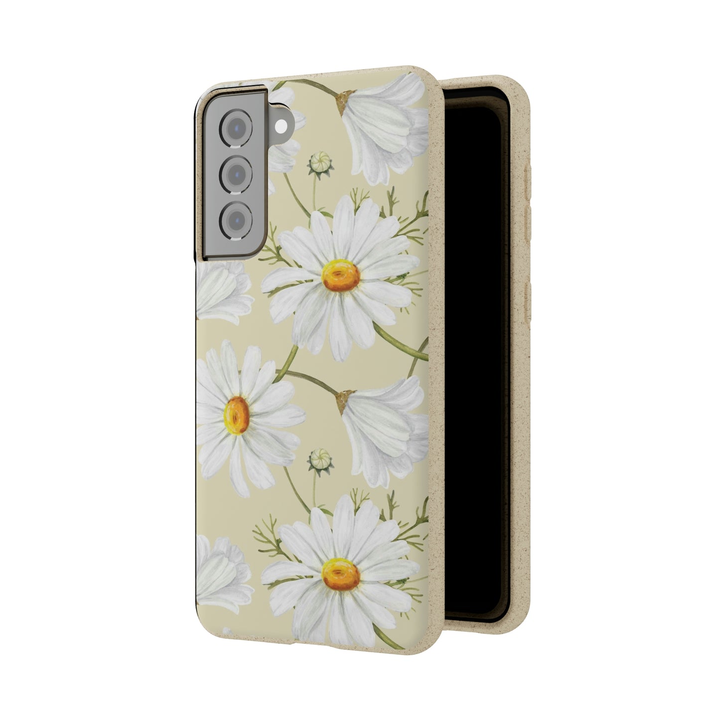 Floral Flower Tough Phone Case, Cute Cool Trendy Biodegradable Phone Case