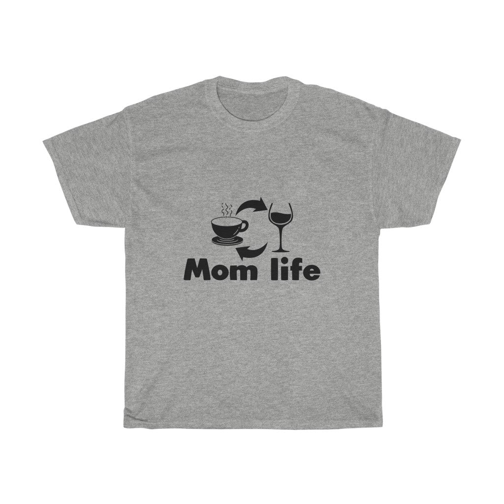 Mom life T-shirt  Funny shirt for mom Mom gift Unisex Heavy Cotton Tee