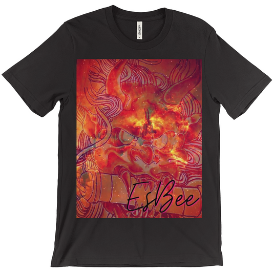 Edgy Gothic Tee Shirt Men Women Graphic Tee, Goth Aesthetic Streetwear, Esbee