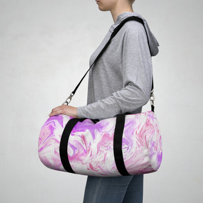 pink swirl duffle bag