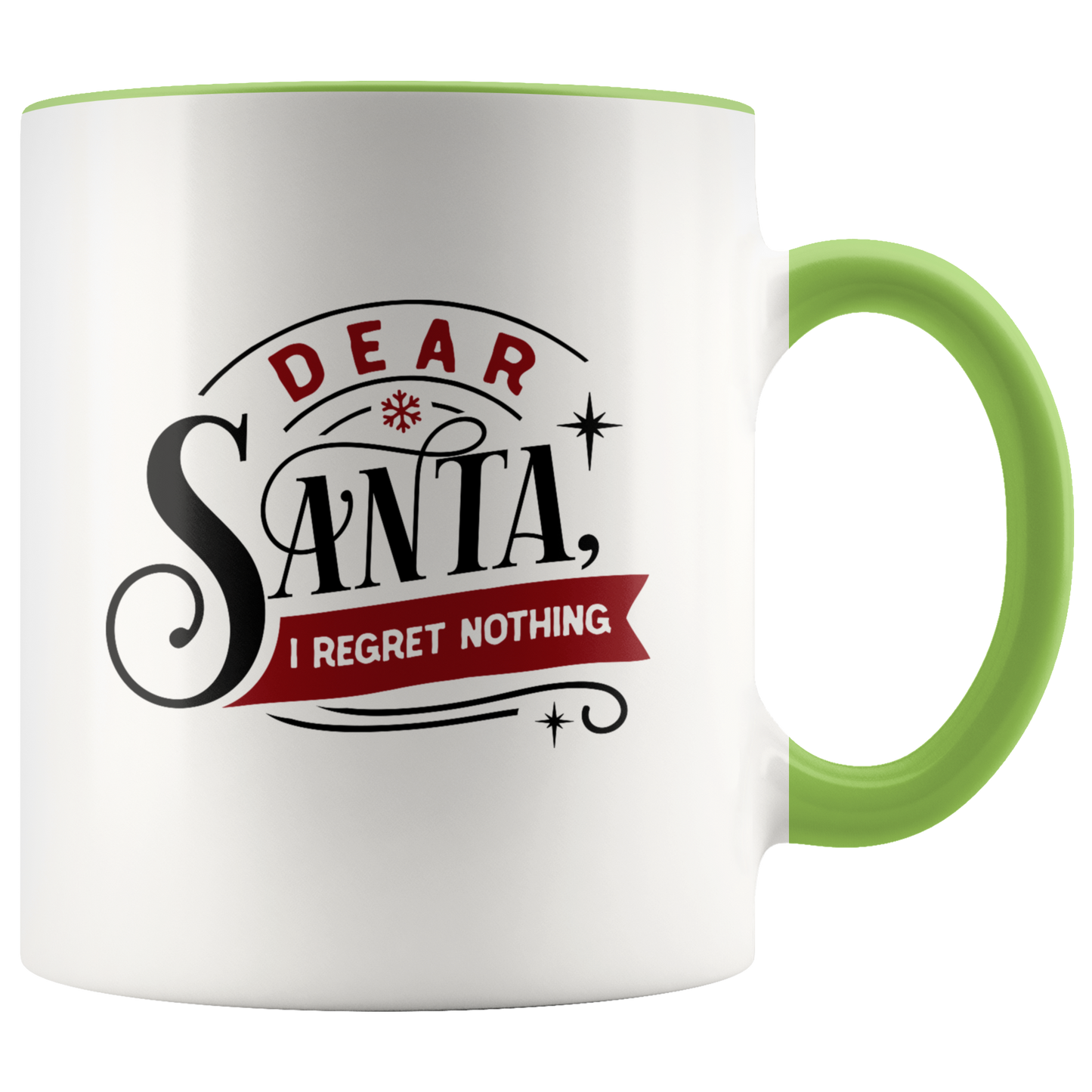 Funny Christmas Mug  Coffee Mug Dear Santa I Regret Nothing Christmas Gift For Her or Him