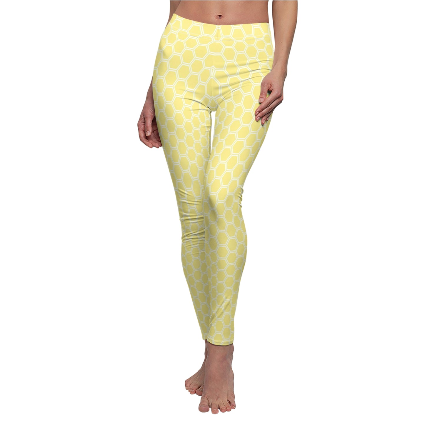 Women's Leggings Yellow Casual Workout Gym Leggins, Sportswear Plus Size