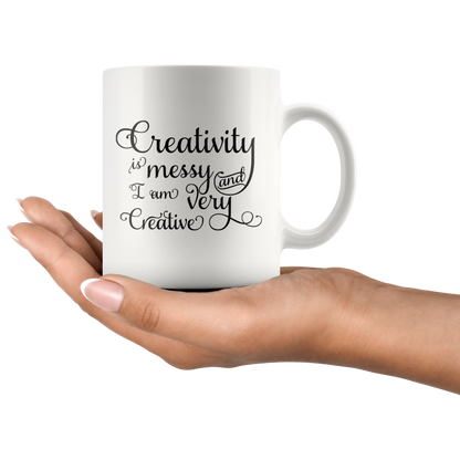 Crafters mug, gift tor crafters, gift for creatives, creativity quote coffee mug, artist gifts, best friend gift