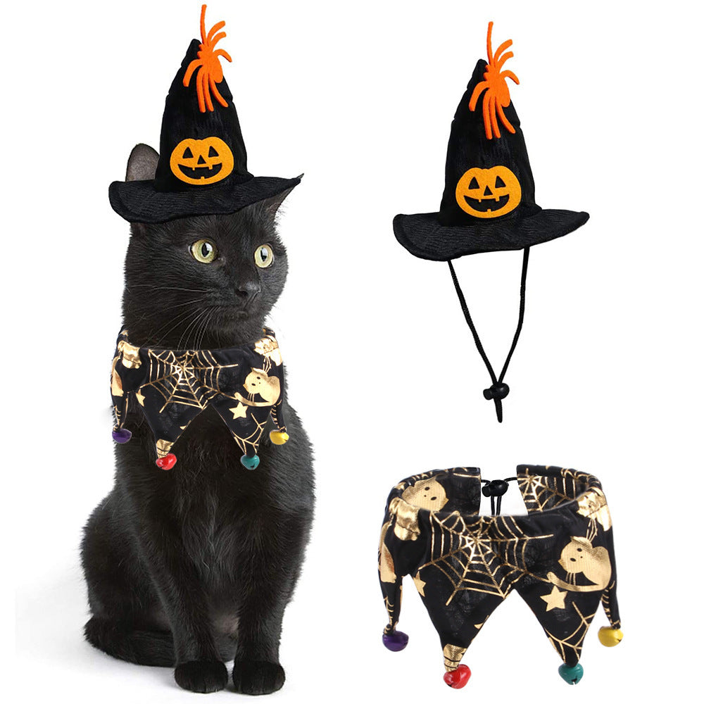 Cat Halloween Costume Pet Cloak Cute Tricky