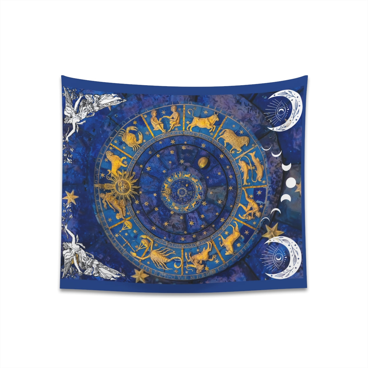 Celestial Wall Art, Moon  Zodiac Tapestry Aesthetic, Boho Cute Tapestry, Wall Hanging