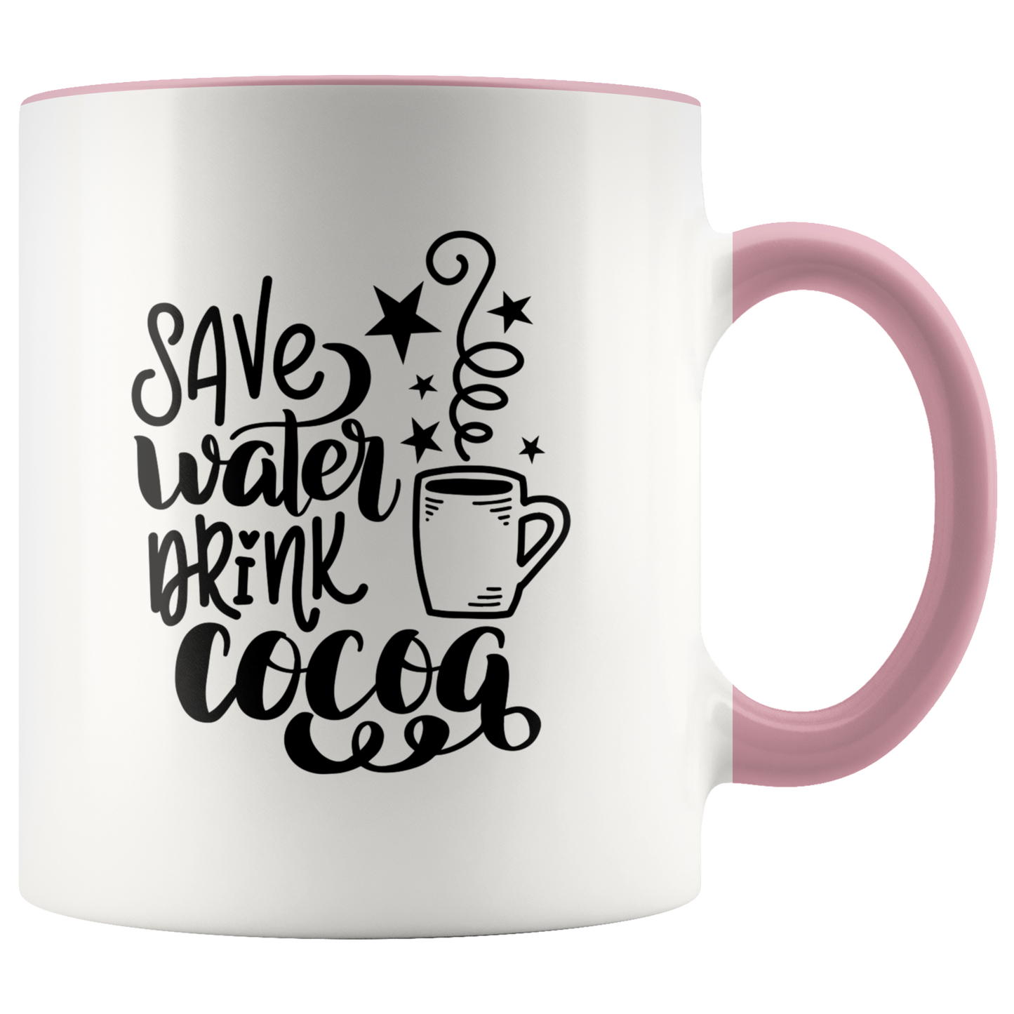 Hot Cocoa Mug Gift for Her Him Ceramic Mug  Funny Mug