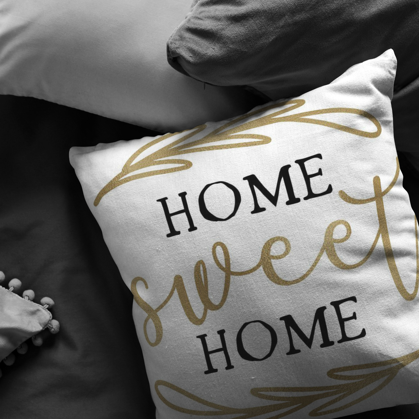 Home sweet Home throw pillow