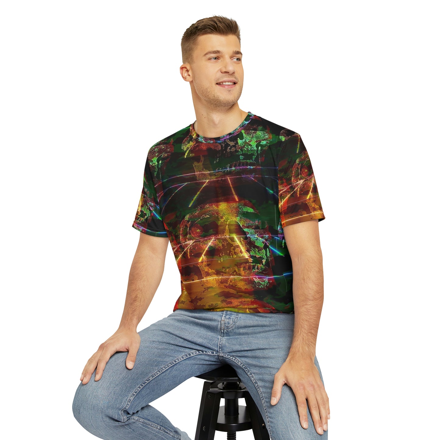 Streetwear Abstract Shirt, Y2k Grunge Goth Shirt, Cool Street wear