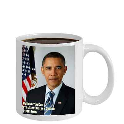 President Barack Obama Believe You Can Commemorative Historical Souvenir Mug