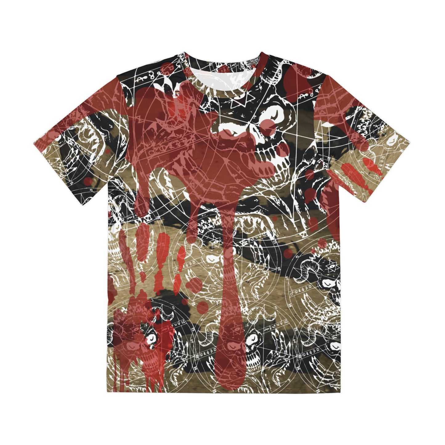 Gothic Grunge Streetwear Shirt, Abstract Alternative Crewneck Graphic Tee