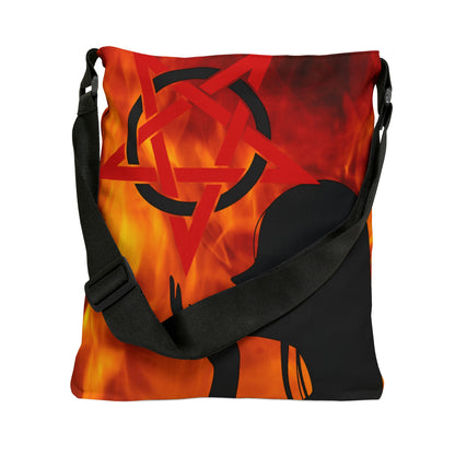 Witch Tote Bag, Shoulder Tote Bag for Women, Goth Girl Gift, Wiccan Witchy Gift, Witch Aesthetic, Canvas Weekender Bag