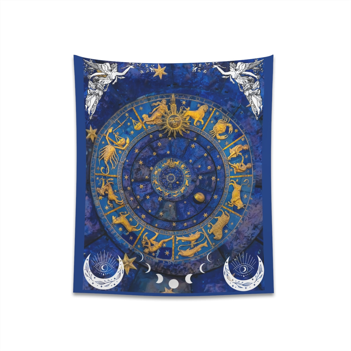 Celestial Wall Art, Moon  Zodiac Tapestry Aesthetic, Boho Cute Tapestry, Wall Hanging