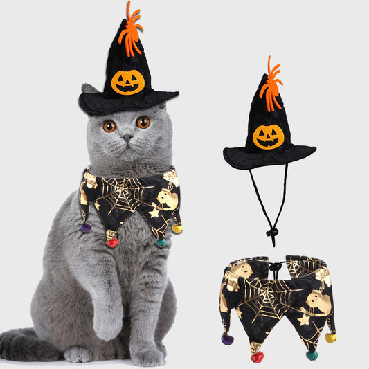 Cat Halloween Costume Pet Cloak Cute Tricky