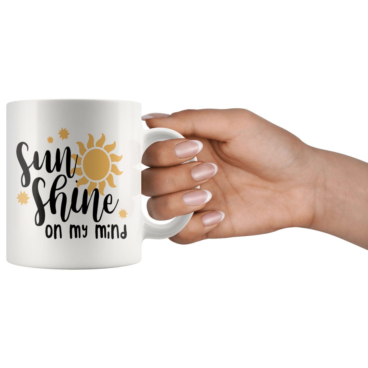 Sunshine on my mind Summer coffee mug home decor Funny custom Graphic coffee cup