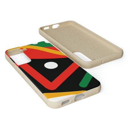 Afrocentric Eco-Friendly Biodegradable Phone Case: Protect Your Device & the Planet"