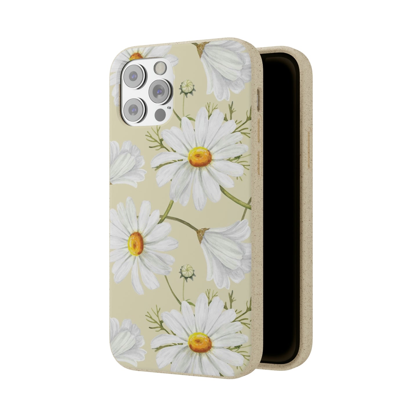 Floral Flower Tough Phone Case, Cute Cool Trendy Biodegradable Phone Case