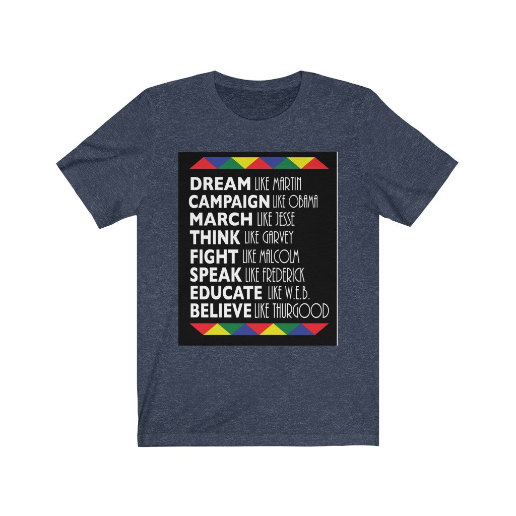 African American History T-Shirt-Black History Month Shirt Unisex Jersey Short Sleeve Tee