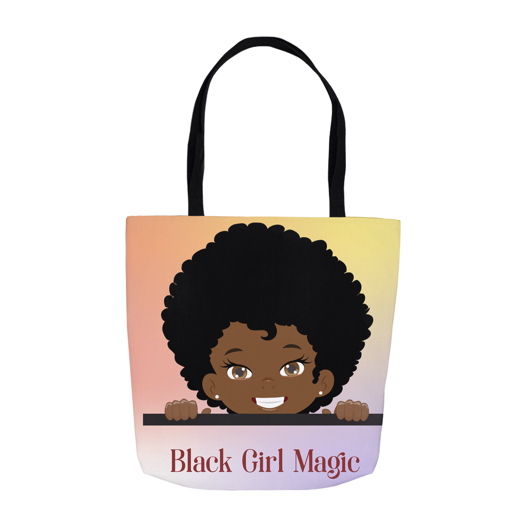 Black Girl Magic Tote Bag, Gifts For Black Girls, Cute, School, Book Canvas Tote Bag