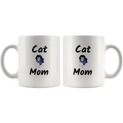 Cat Mom Coffee Mug Birthday gift Cat owner gift Cat lover Mug Ceramic Custom Cat Mom gift
