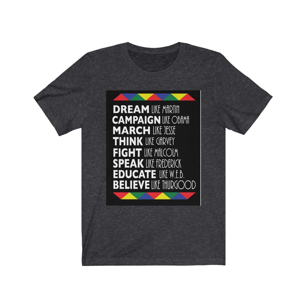 African American History T-Shirt-Black History Month Shirt Unisex Jersey Short Sleeve Tee
