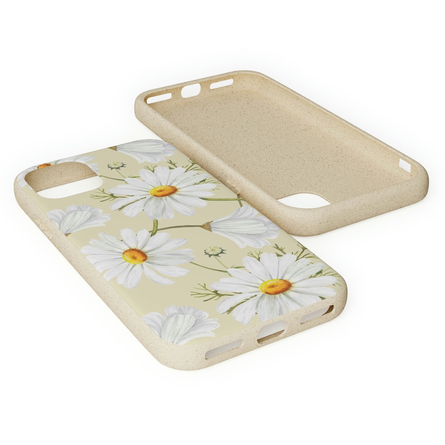 Floral Flower Tough Phone Case, Cute Cool Trendy Biodegradable Phone Case