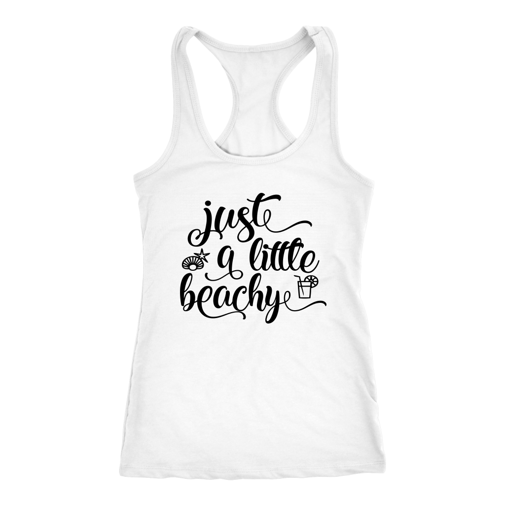 Women Tank Top Just a little beachy White