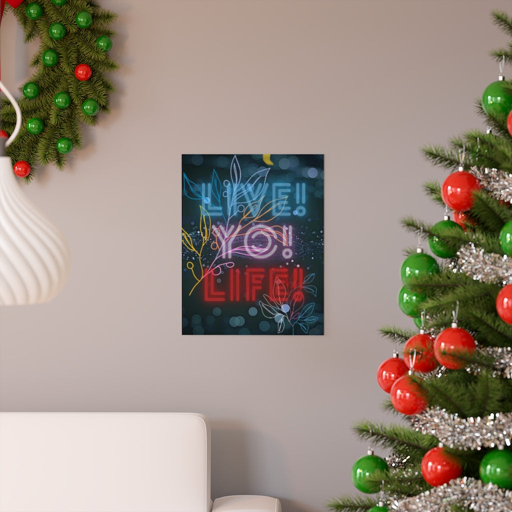 Inspirational Wall Art Print Poster, Abstract Art, Premium Matte vertical