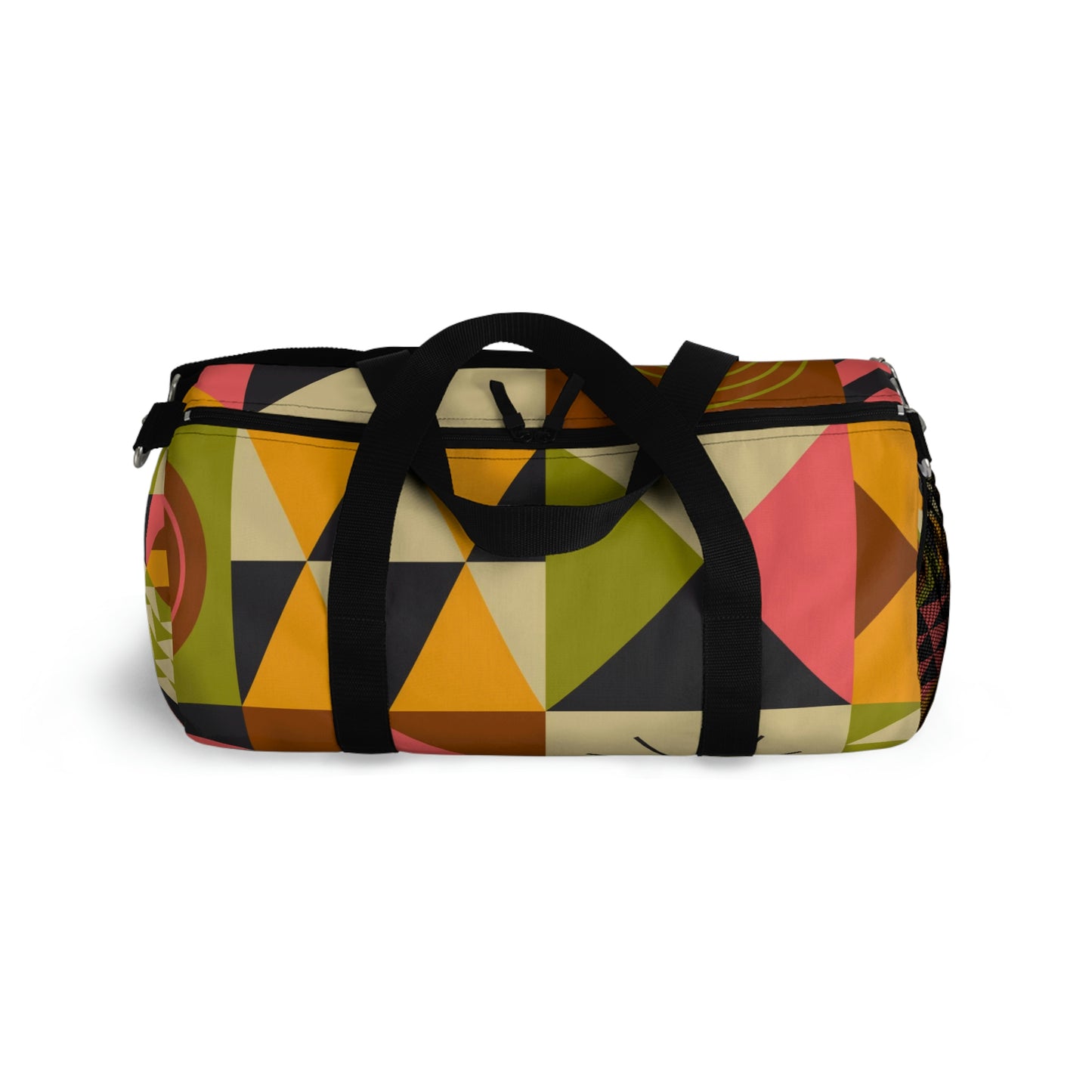 Colorful Abstract Duffle Bag, Weekender Duffle Bag, Carry-on Travel Overnight Canvas Duffel Bag
